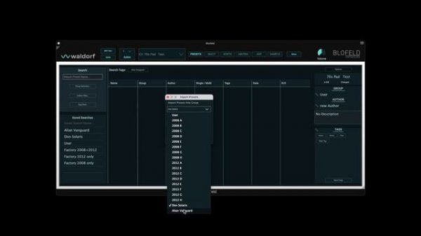 Blofeld Plugin - The Preset Browser - Tutorial