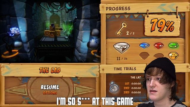 I Tried To Get Crash Bandicoot's Platinum in 10 HOURS смотреть онлайн