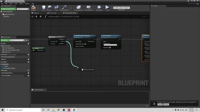 How to Make a Procedural Fence in Unreal Engine 4 with Splines | UE4 Tutorial смотреть онлайн