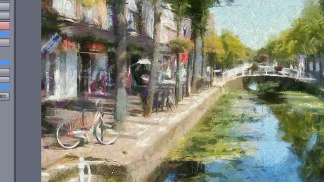 Turn Photo to Monet Style Painting смотреть онлайн