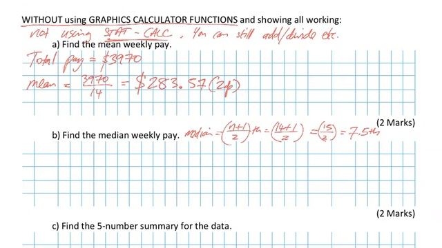 SOLNS 2019 11 GENERAL MATHS PRACTICE Statistics Test 2 смотреть онлайн