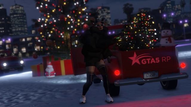 С Наступающим Новым Годом на GTA 5 RP (ALTA)
