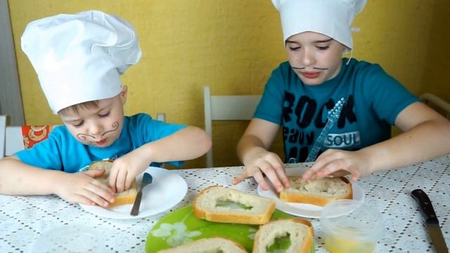 Вкусный бутерброд. Готовим легко и просто.