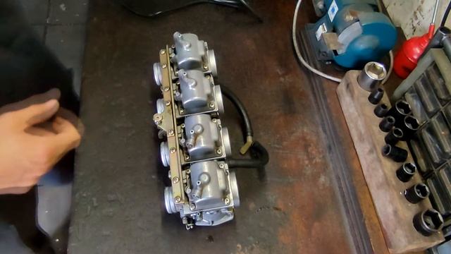 Working on the FJ1200 carburetor Jetting afther DYNO run ´its THIRSTY´ #1 смотреть онлайн