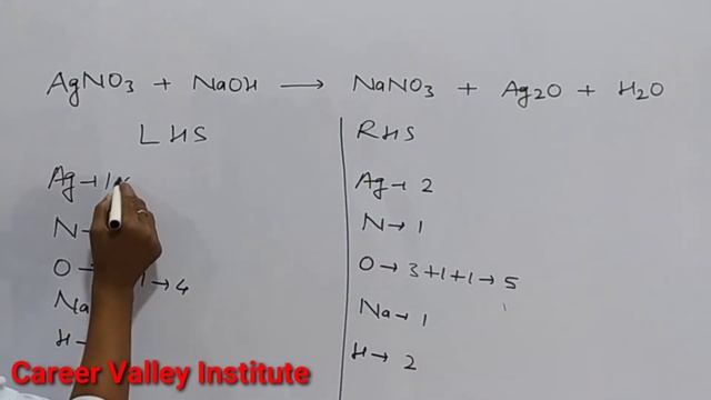 How to balance AgNO3+NaOH=NaNO3+Ag2O+H2O|Chemical equation AgNO3+NaOH=NaNO3+Ag2O+H2O| AgNO3+NaOH= смотреть онлайн