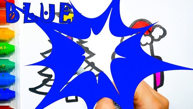 Амонг Ас Новогодний Рисование и Раскраска для Детей Among Us Christmas Coloring and Drawing for Kids смотреть онлайн