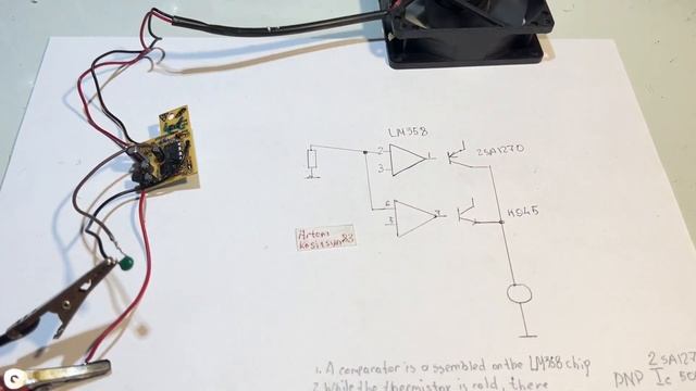 Fan Speed Board From The Power Supply