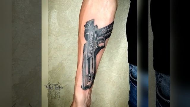Татуировка пистолет Desert Eagle смотреть онлайн