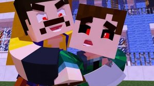 СЕКРЕТ БРАТА СОСЕДА... ПРИВЕТ СОСЕД В МАЙНКРАФТ [перезалив]