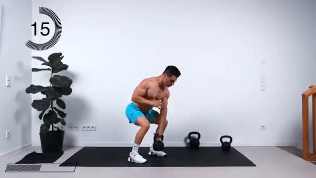 35 Min STRENGTH + EXPLOSIVE KETTLEBELL Workout _ No Repeat смотреть онлайн