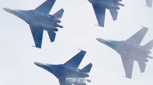 Демонстрационный полет АГВП "Русские Витязи" в Новосибирске!