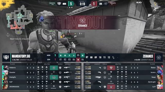 MANDATORY vs ZERANCE - Map 4 | PLAYOFFS // Demi-Finale (Bo5) | VALORANT Challengers France смотреть онлайн