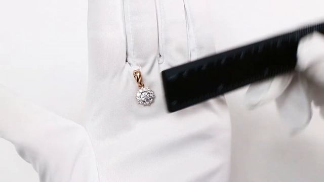 Золотая подвеска Александра с фианитом Swarovski кл3441б-62ск смотреть онлайн