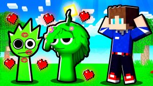 Я ПРИЗВАЛ ЛАЙМ СПРАНКИ В СВОЙ МИР В МАЙНКРАФТ МУЛЬТИК SPRUNKI