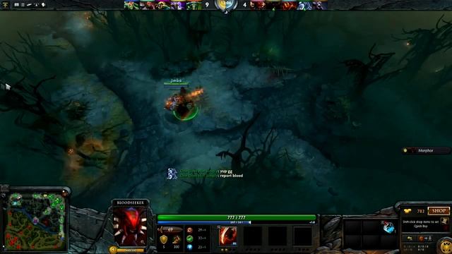 EPIC ANGRY BLOODSEEKER RAGE! (Funny Dota 2 Trolling) смотреть онлайн