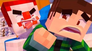 СОСЕД КЛОУН ВАМПИР УКУСИЛ СОСЕДА! ПРИВЕТ СОСЕД В МАЙНКРАФТ [перезалив]