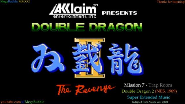 Double Dragon 2 (NES) - Mission 7 Music Extended (Trap Room) смотреть онлайн
