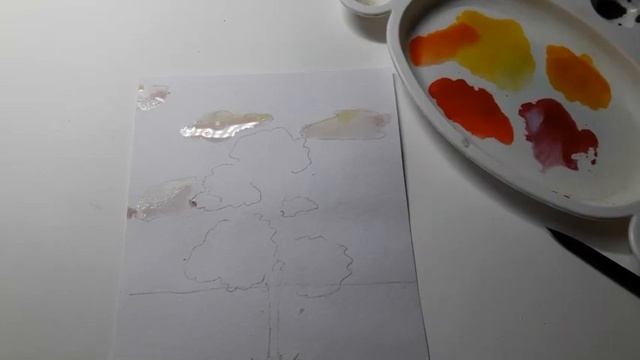 1 клас урок 5  Пейзаж. Пляма. Лінія. Живопис.