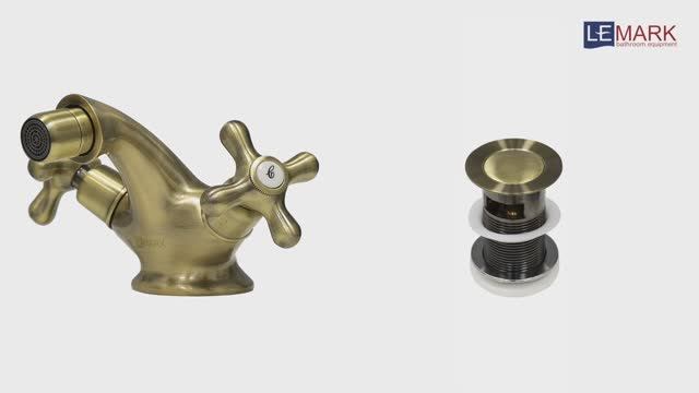 Смеситель Lemark Vintage LM2808B для биде смотреть онлайн