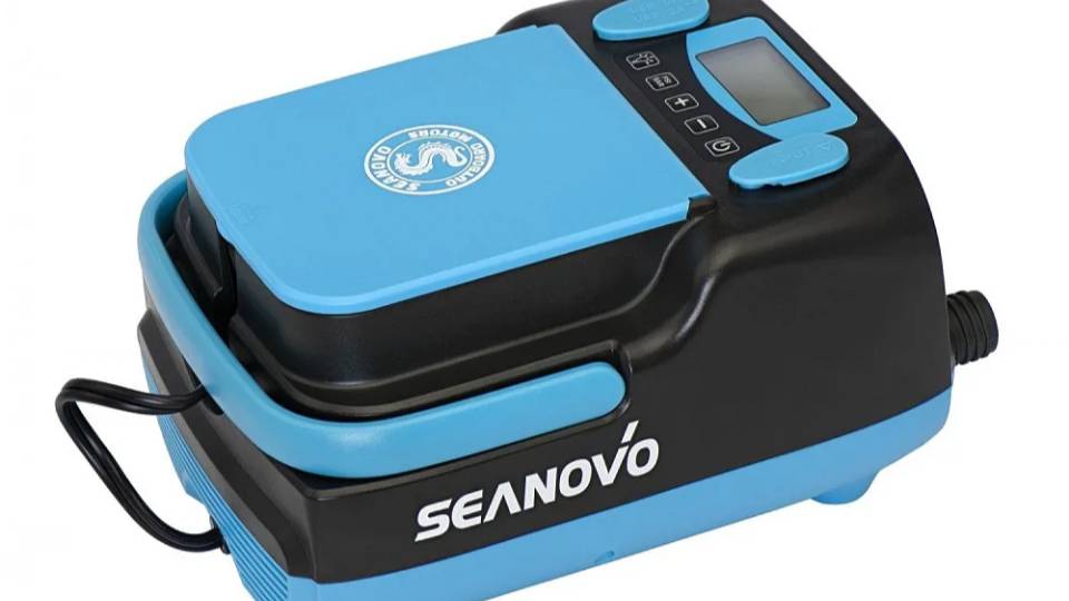 Насос аккумуляторный SEANOVO-999 для ПВХ лодок и САП досок.