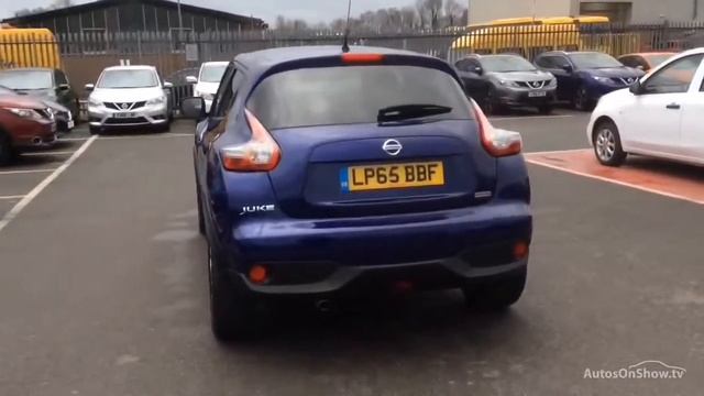 NISSAN JUKE TEKNA XTRONIC BLUE 2016 смотреть онлайн