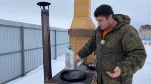 ШУЛЮМ - Вкусный Суп из Баранины в Казане на костре. ENG SUB