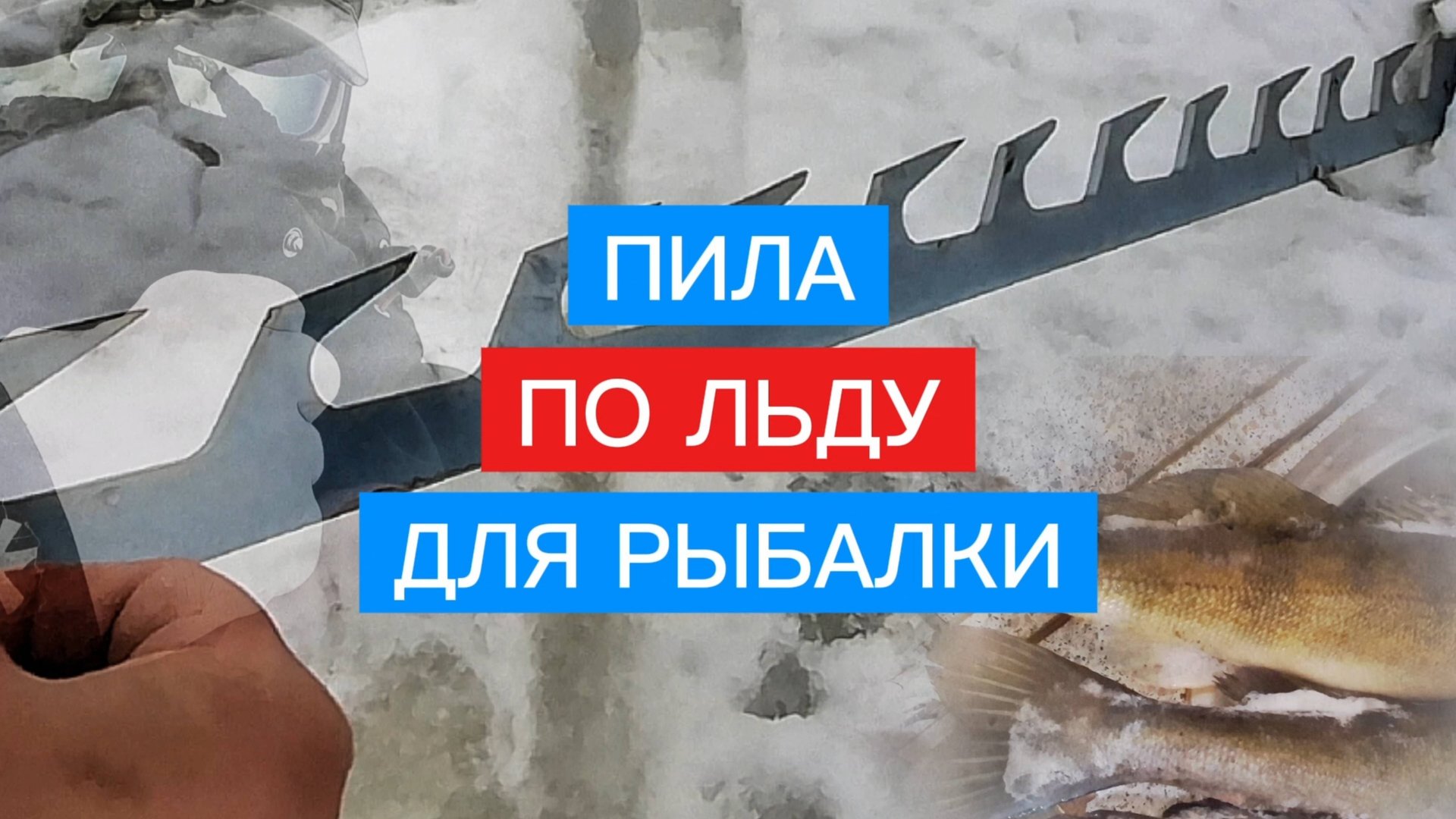 ПИЛА для ЗИМНЕЙ РЫБАЛКИ! ПИЛА по ЛЬДУ!