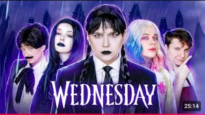 Бюджетный косплей на сериал Уэнсдей