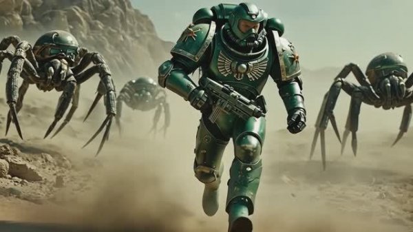 Starship Troopers made with Runway Gen-3 Alpha Turbo - 1950's Super Panavision 70