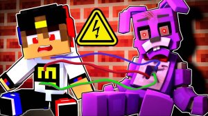 Я ПОЧИНИЛ и ПРИРУЧИЛ АНИМАТРОНИКА ФОКСИ в МАЙНКРАФТ ! НУБ И ПРО ВИДЕО ТРОЛЛИНГ MINECRAFT Евгенбро