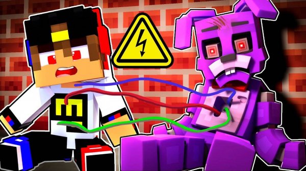 Я ПОЧИНИЛ и ПРИРУЧИЛ АНИМАТРОНИКА ФОКСИ в МАЙНКРАФТ ! НУБ И ПРО ВИДЕО ТРОЛЛИНГ MINECRAFT Евгенбро