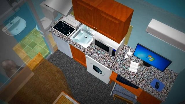 Cube - affordable housing model qb1010 (10sq/m) смотреть онлайн