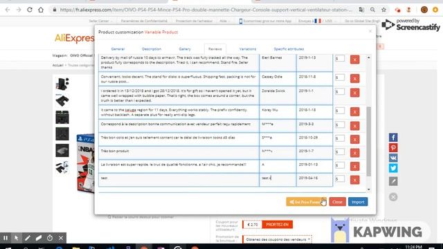 AliExpress to woocommerce import reviews смотреть онлайн