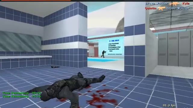 My 11th video of Counter Strike 1.6 - fy_pool_day, Expert mode. смотреть онлайн