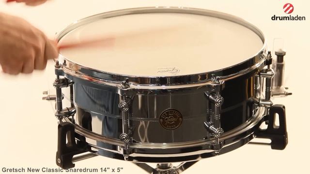 Gretsch New Classic Snaredrum 14" x 5" chrome over brass limited edition смотреть онлайн