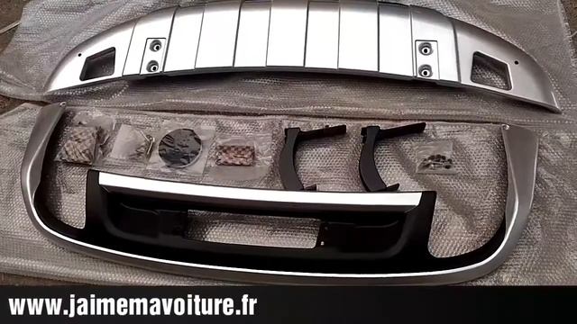 Rajout pare chocs avant et arrière VW Touareg 2015+ смотреть онлайн