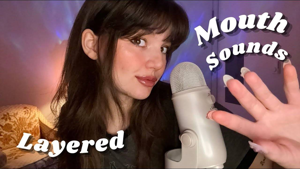 ASMR Invisible Scratching (Foam Cover Bare Mic Scratching) With Hand Sounds And Mouth Sounds