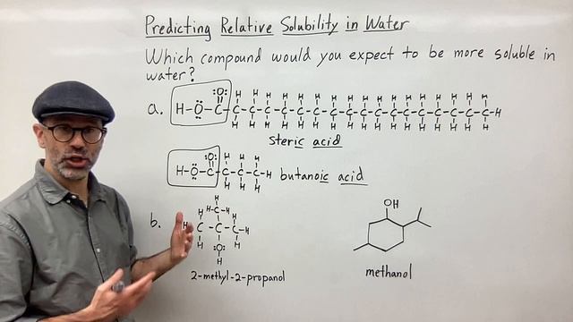 Predicting the Relative Solubility of Compounds in Water: Example Problems смотреть онлайн