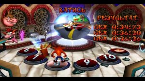 Крэш Бандикут 3 : возвращение, 105% пройдено, все платины