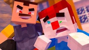 СЫН СОСЕДА ПОД ГИПНОЗОМ! ПРИВЕТ СОСЕД В МАЙНКРАФТ [перезалив]