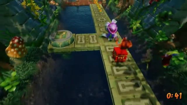 Crash Bandicoot 2: CSB (N. Sane Trilogy) 🍎 - Plant Food (Yellow Gem) смотреть онлайн