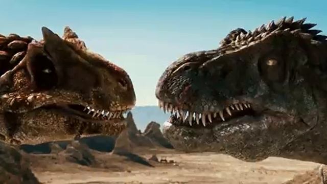 аллозавр и тираннозавр (Анимация)