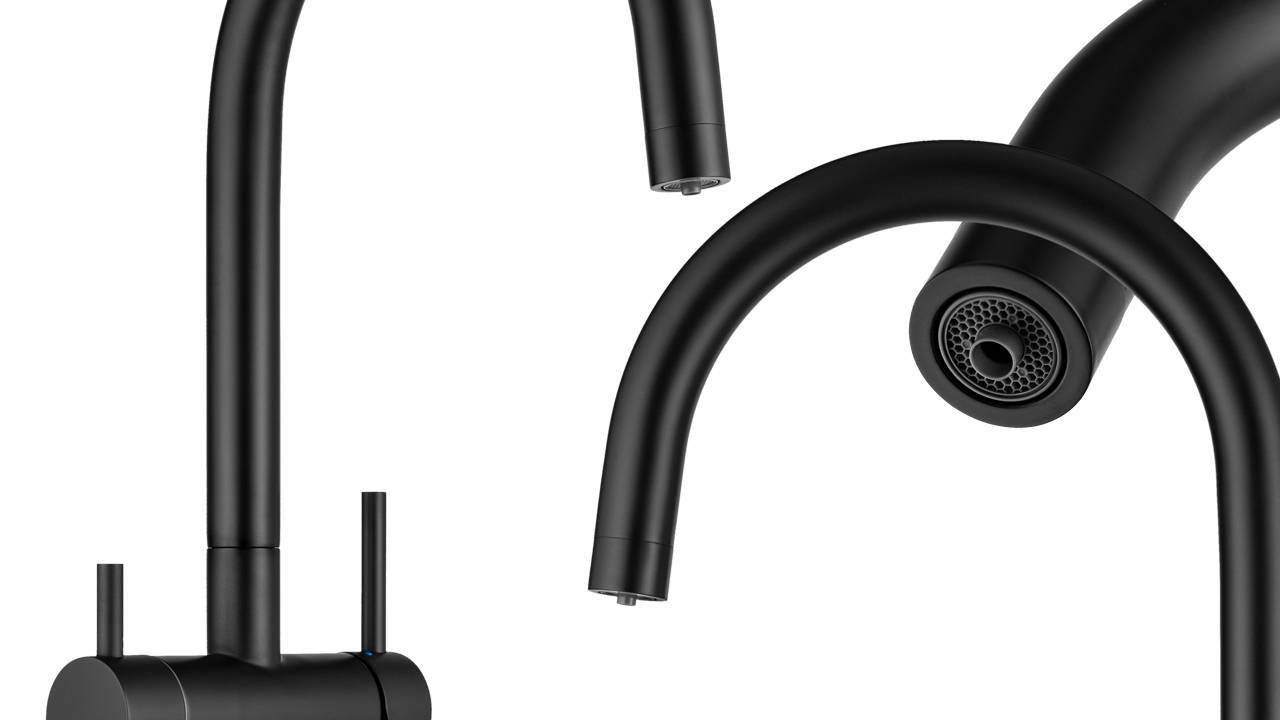 Распаковка кухонного смесителя с каналом для фильтрованной воды Swedbe Selene Plus 8042B смотреть онлайн