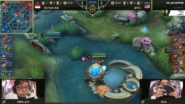 [Game 1] BTK Vs Evos SG Playoffs Day 6 | M3 World Championship смотреть онлайн