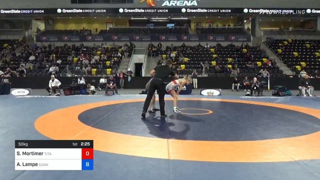 50 Kg Semifinal - Sage Mortimer, Titan Mercury Wrestling Club (TMWC) Vs Alyssa Lampe, Sunkist Kids смотреть онлайн