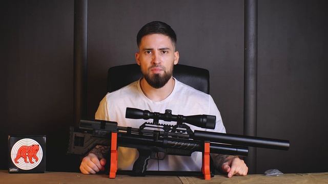 PCP Krugergun Снайпер 5.5 мм Буллпап (580 мм, резервуар 510, прямоток) видео обзор смотреть онлайн