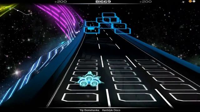 Audiosurf: Yoji Biomehanika - Hardstyle Disco смотреть онлайн