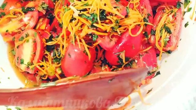 ПЕРЕПРОБОВАЛА КУЧУ РЕЦЕПТОВ ЛУЧШЕ ЭТОГО НЕ НАШЛА! ВКУСНЕЙШИЕ ПОМИДОРЫ ПО-КОРЕЙСКИ!Tomatoes in Korean смотреть онлайн