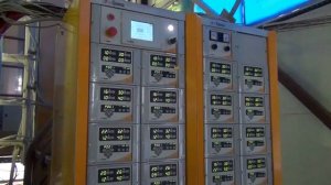 Линия порошковой окраски стеллажей