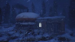 Уютная сказочная метель и шум ветра победят бессонницу | Сказочная метель 5 часов